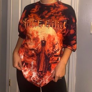 Billie Eilish T-Shirt. $15. Size M. Black & Orange.